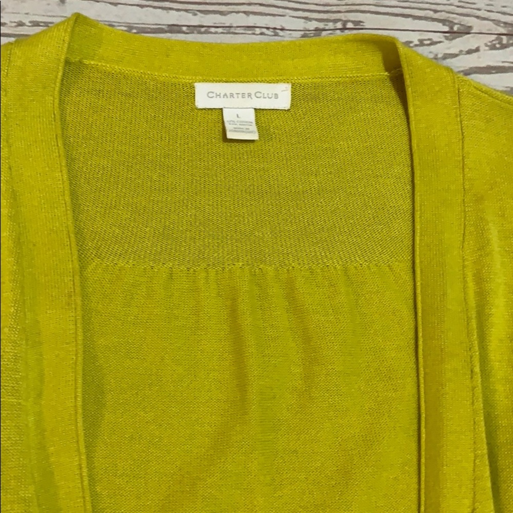 Women’s charter club cardigan size large - Picture 2 of 5